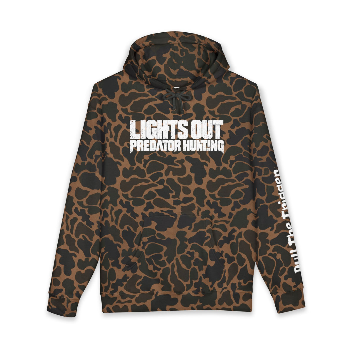 Double Kill White Logo Hoodie