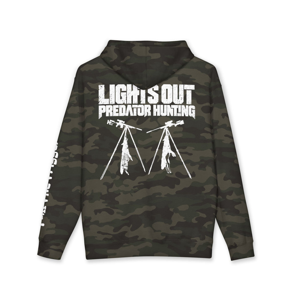 Double Kill White Logo Hoodie